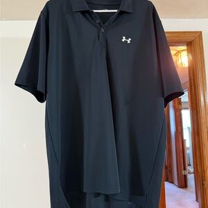 Under Armour Men's Black Polo Shirt